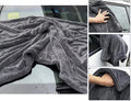 1500gsm Scratch Free XL Ultra Absorbent Microfiber Professional Car Drying Towel, Twisted Loop 24" x 36" for Detailing Cars (5 Pack)