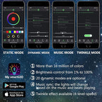Twinkle 16W Dual Port Bluetooth APP Control Music Sync Fiber Optic Light Source RGBW Light Box Engine Diver for Car Starlight Headliner Home Indoor Star Ceiling Decoration