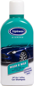 Triplewax Wash and Wax – High-Foam Car Shampoo and Wax for a Glossy, Streak-Free Finish, 34 fl oz