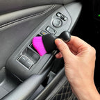 Car Detailing Brush, Soft Bristle Cleaning Brush, Scratch-Free Auto Duster Tool for Dashboard, Air Vents, Leather & Interior Cleaning (Black&Purple&Rose)