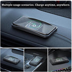 Wireless Car Charger Pad for Ford Explorer 2000-2026, Type-C/USB 20W Car Wireless Charger Non-Slip Phone Charging Pad Car Accessories,B 30cm Cable USB Plug