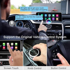 Wireless Carplay Adapter for Car, 2025 Wireless Carplay Bluetooth Adapter Plug&Play Original Car Wired CarPlay to Wireless Low Latency High Stability Compatible with iPhone ios10+