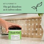 Fresh Wave Odor Removing Gel, 15 oz. - Odor Absorbers for Home, Safer Odor Relief, Natural Plant-Based Odor Eliminator, Every 15 oz. lasts 30-60 Days, For Cooking, Trash & Pets