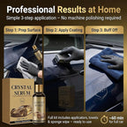 Ceramic Car Coating Kit - Crystal Serum, 9h Graphene Ceramic Coating, 2026 New Hardness Professional Ceramic Coating for Car, Long Lasting Car Protection, Gloss Hydrophobicty Anti Scratch (1Pcs)