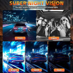 Dash Camera for Car Dash Cam Front Rear Left Right 4-Channel Dashcam 2K Full HD, 360° All-Round Protection, Car Security Video Recording, Night Vision, G-Sensor, Loop Recording