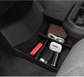 LUWU 2025 2026 B MW iX Lower Center Console Organizer for 2022-2026 iX xDrive45 xDrive60 M70 Accessories Armrest Console Storage Box Armrest Organizer Insert Tray Glove Organizer Tray TPE Material