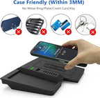 CarQiWireless Wireless Charger for Subaru Crosstrek Accessories 2018-2023, for Impreza Accessories 2017-2023,Wireless Charging Pad Center Console Organizer for Crosstrek 2023 2022 2021 2020 2019