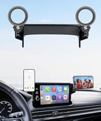 Car Phone Holder for Honda CRV/CR-V Hybrid 2023 2024 2025 2026/HR-V 2023-2026 Accessories Apply to 7/9 Inch Touch Screen Fixed Clip Magnetic Cell Phone Mount Handsfree 360 Degree Rotation