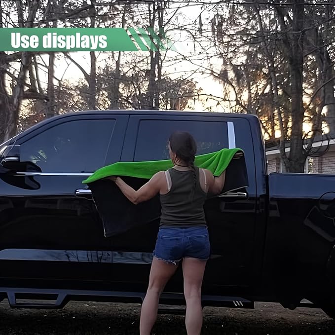 36" x 24" Car Drying Towel, 1400 GSM Extra Large Microfiber Cleaning Towel with Twisted-Loop Technique, Ultra Absorbent & Scratch-Free Drying Cloth for SUV Truck RV, Machine Washable(36inch)