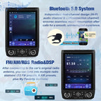 Car Radio Stereo Upgrade for Ford F150 2015-2021, Android 13 8 Core [4GB+64GB] Head Unit with T Style 12.1 Inch Touch Screen/Wireless CarPlay & Android Auto/Mirroring/WiFi/Bluetooth/FM/DSP/SWC