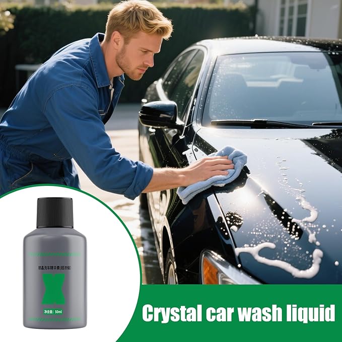 Foaming Car Wash Soap – Concentrated Car Cleaning Liquid, Foaming Wash Soap | 50ml Durable Vehicle Cleaner For Motorcycles Trucks RV Boats Marine, Ideal For Outdoor Furniture, Driveway, Sedans, SUVs
