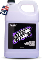 Slick Products Multi-Surface Exterior Dressing – Restores, Protects & Shines Vinyl, Rubber & Plastic – Non-Greasy Silky Finish with Fresh Grape Scent – 128 oz.