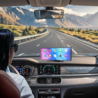 10.26" HD Carplay Screen for Car Stereo, 4K Dash Cam Wireless Portable Touch Screen Car Play with Apple Carplay & Android Auto with 1080P Back Up Camera, Bluetooth, Mirror Link, GPS, AUX+64GB