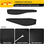 Gear Shift Side Storage Compatible with 2021-2025 Ford F150 Silicone Center Console Side Lower Storage Tray Gear Shifter Organizers 2PCS for 2024 F-150 Accessories