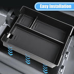 Center Console Organizer Tray for 2022-2026 Rivian R1S & R1T Accessories, Armrest Secondary Storage Box Insert
