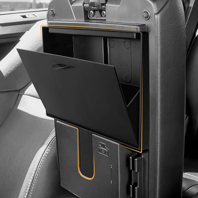 Hellet Hidden Storage Box Compatible with Toyota 2010-2020 2021 2022 2023 2024 4Runner Interior Accessories Center Console Organizer