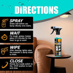NUAN All Purpose Degreaser for Car and House, Lemon Scent, Heavy-Duty Cleaning Spray, Quick Stain Removal, 10.1 fl oz/300 ML