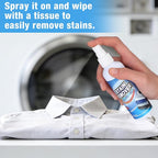 2 Pack 4 oz Stain Remover Spray Stain Treater Spray with 50 Cleaning Wipes Coffee Food Grease Dirt Remover for Clothes Carpet Couches Rugs Car Seats Fabric