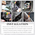 9.68Ft Type C Dash Cam Hardwire Kit 12-30V to 5V,Hardwire Kit for Dash Camera Includes 5A Blade Fuse/Fuse Tap/Power Cable/Tool,Dashcam Hardwires Kits USB C with Low Voltage Protection