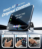 JDG Wireless CarPlay Adapter, Converts Wired CarPlay to Wireless, for Cars with Built-in Wired Apple Carplay, Super Mini USB Design Car Play Adapter for iPhone, (Black)