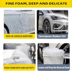 Car Wash Soap High Foam, pH Balanced Car Shampoo with Wax, Concentrated Auto Cleaning Liquid for Scratch-Free Wash, Shine & Paint Protection, for Foam Cannon & Bucket Wash (500ml)