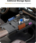 2026 Sienna Center Console Organizer - For 2021-2025 2026 Toyota Sienna Silicone Center Console Cover Organizer - For 2021-2026 Sienna(XLE/XSE/Limited/Platinum/Woodland Edition) Accessories(Grey)