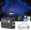 Starlight Headliner Kit 500Pcs 0.03in x 9.8ft – Twinkle Fiber Optic Car Roof Star Ceiling Lights | RGBW | Music Mode | APP & Remote Control | for Car & Home