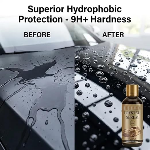 Ceramic Car Coating Kit - Crystal Serum,9H+ Hardness Professional Ceramic Coating for Car,Advanced Graphene Ceramic Coating,for Auto Car Paint Protection (1PCS)