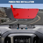Surfcabin Dash Platform Phone Mount Compatible with 2019 2020 2021 2022 2023 2024 2025 Chevy Silverado & 2019-2021 GMC Sierra 1500 Accessories Metal Cell Phone Holder