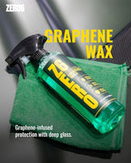 ZER06 Ceramic Graphene Spray Coating for Cars – High Gloss Paint Protection, Hydrophobic Ceramic Wax with Graphene for Long-Lasting Shine and Protection (16 oz) (1 GALLON)
