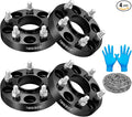 BDFHYK 5x114.3mm Wheel Spacers 1 inch Wheel Adapters Compatible with Nissan 350Z 370Z Infiniti FX35 G35 G37, Forged 5 Lug Wheel Adapters M12x1.25 & 66.1 mm Hub Bore, Set of 4, Not Hubcentric