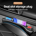 Stacool [2026 Upgrade] 2PCS Car Seat Gap Filler with Phone Holder,Multi-Function Car Side Seat Gap Filler for Prevent Items Falling,Universal Car Seat Organizer Car Accessories Interior (Black)