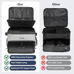 Golf Trunk Organizer, Golf Accessories for Men, Car Storage Bag with 2 Shoe Compartments, Adjustable Dividers for Gear, Durable Water-Resistant Design, Ideal Gift for Golfers