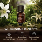 100% Pure Vanilla Essential Oil - 0.34 Fl Oz - Vanilla Oil for Hair, Skin, Diffuser, Aromatherapy & DIY Candle Making Scent