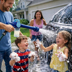 Perfect Life Ideas Car Wash Sprayer Cannon with Soap Dispenser, Multi Pattern Spray Gun for Garden Hose, Adjustable Water Sprayer for Car Cleaning, Trucks, Vans,SUVs and Outdoor Use.