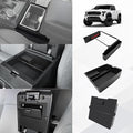 Muslogy Center Console Organizer Compatible with 2024 2025 2026 Toyota Tacoma 4th Gen Accessories Interior Storage Box Insert Tray Phone Pocket(Console Organizer+Hanging Storage +Hidden Box)