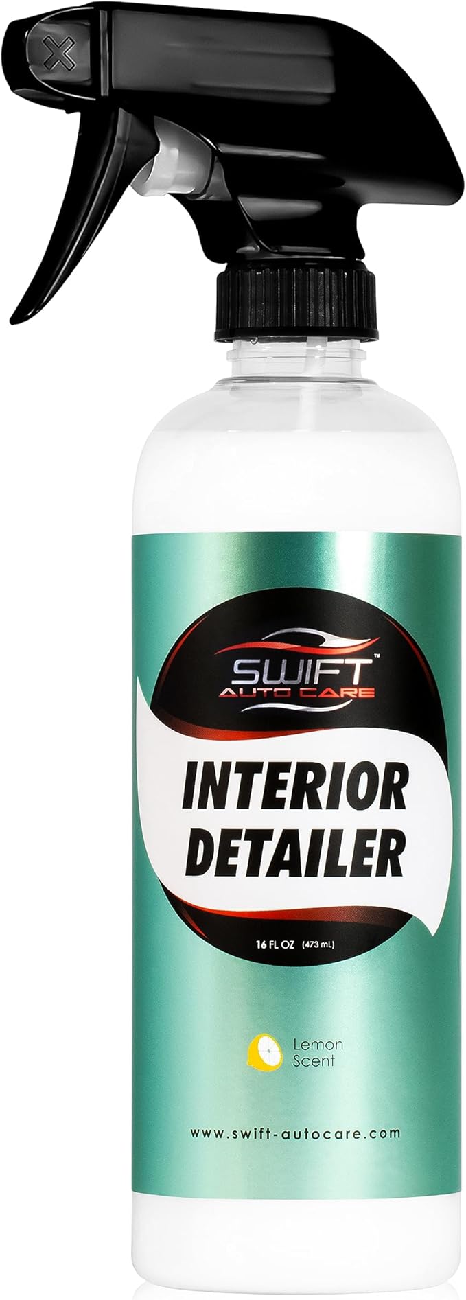 Swift Interior Detailer & Protectant Spray (16 Oz) – Car Interior Quick Cleaner with UV Blocking Protection | OEM Matte Finish, Anti-Static, Odor Neutralizing | For Leather, Vinyl, Plastics, & More!
