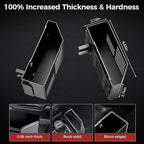 DIAMOOKY Metal Magnetic Center Console Organizer for Jeep Wrangler JL JLU 4XE 2018-2026 & Gladiator JT 2020-2026 Accessories Gear Shift Storage Box, Flag (Not for JK/JKU)