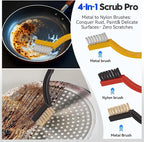 Window Track Cleaner Tools Set, 14 PCS Window Groove Cleaning Brush Kit for Sliding Door, Sill, Tile Lines, Shutter, Car Vents, Keyboard