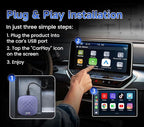 Carlinkit Tbox Plus Android 13.0 CarPlay Box for Wired CarPlay Ai Box Adapter, 8GB+128GB,8-Core,for Netflix,for YouTube,for Hulu,Online Upgrade