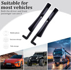 Car Seat Gap Filler, 2PCS Anti-Drop Multifunctional Vehicle Seat Side Space Organizer with 2 Storage Areas, Automotive Interior Chair Side Plug Strip, Universal for SUV Sedan Truck (Black)