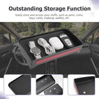 LUWU Dashboard Storage Tray Compatible with 2019-2024 2025 Toyota Corolla / 2022 2023 2024 Corolla Cross Center Console Display Box Hidden Tray Behind Screen 2024 2025 Corolla Accessories
