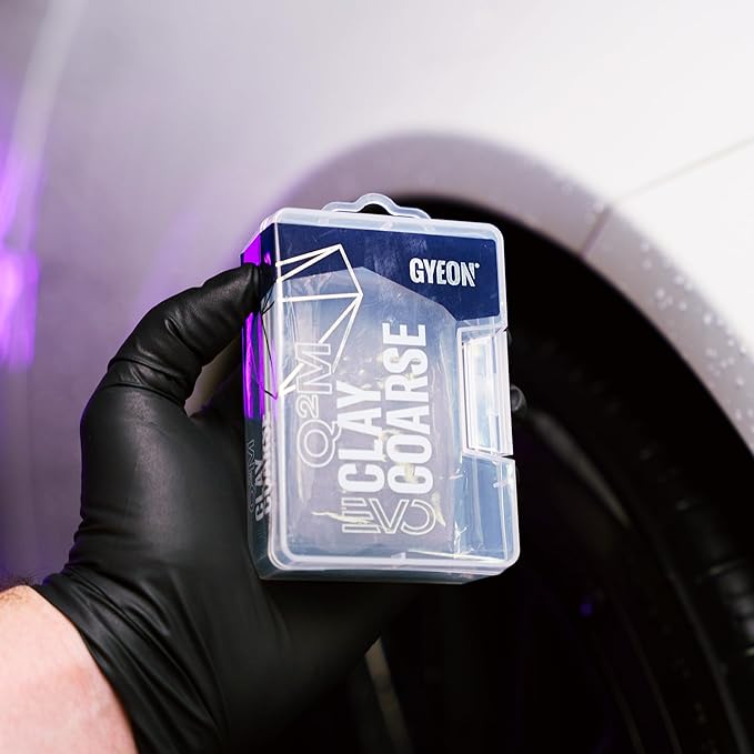 Gyeon Clay Course EVO Auto Detailing Clay Bar Premium Paint Decontamination Remove Overspray Sap Fallout Adhesives Surface Prep Restore Smooth Finish Enhance Gloss Pre‑Polish Essential Detailer Tool