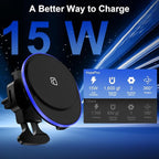 Pixel Wireless Car Mount Charger Magsafe for Google Pixel 10a 10 Pro XL 9 8,15W Wireless Car Charger Air Vent Magnetic Android Phone Holder Fast Charging Kickstand for Samsung Galaxy S26 Ultra/S25/S24