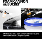 CERAKOTE High Foam Vehicle Shampoo (16 oz) – pH Neutral Premium Car Wash Soap for FoamCannon, SnowFoam, Pressure Washer & Hand Wash – Ceramic Coating Prep & Maintenance – Citrus Scent – Maximum Suds