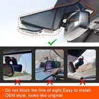 mangoal STARVIS 2 Front 4K HDR Dash Cam IMX678, Custom Fit for Ford F150 2015-2020 F250/F350 Super Duty 2017-2019(Model C), 5GHz WiFi, GPS, 64GB Card