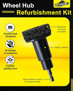 Brake Rotor Resurfacing Tool Kit, Wheel Hub Rust Removal Tool for Cars & Trucks, Wheel Stud Cleaner Fits 1/2" Impact Wrenches & Drills with 5 Abrasive Pads