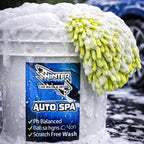 Winter White Auto Spa Premium pH Balanced Car Wash Shampoo – High Foam Auto Detailing Soap for Foam Cannon or Hand Wash – Safe for Wax, Sealants & Ceramic Coatings