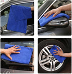 Car Wash Microfiber Towel, Super Absorbent Drying and Detailing Cloth for Vehicle Cleaning(F,30x30cm)