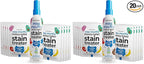 Miss Mouth's Messy Eater Stain Treater Spray - 4oz & 10 Wipes Stain Remover - Newborn & Baby Essentials - No Dry Cleaning Food, Grease, Coffee Off Laundry, Underwear, Fabric (Pack of 2)